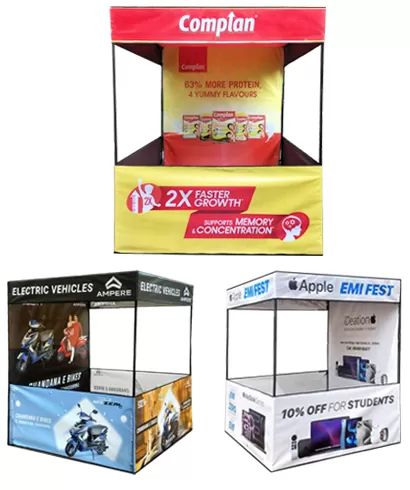Outdoor Promotional Advertising Tent Kiosks sellers